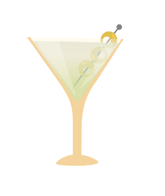 Ilustración_Ginebra-Dry martini